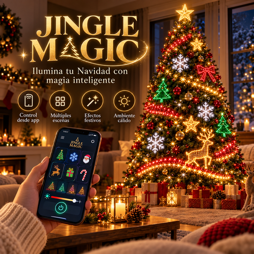 Luces Inteligentes RGBIC para Árbol de Navidad | 400 LED con App